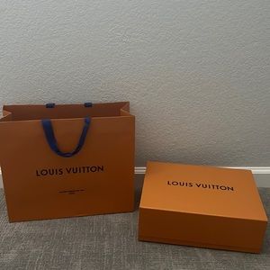 Louis Vuitton box and bag